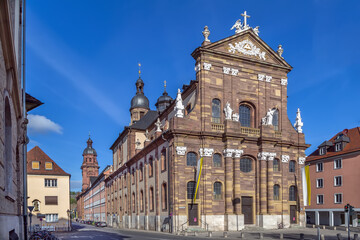 Fototapeta na wymiar St. Michael church, Wurzburg, Germany