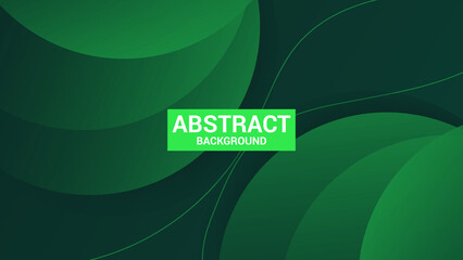 Abstract green color background. Dynamic shapes composition. Abstract Background