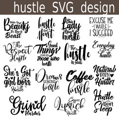 Hustle SVG Bundle file
