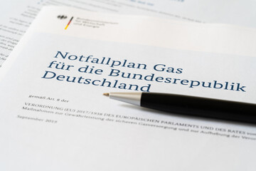 Notfallplan Gas