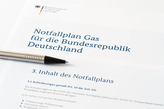 Notfallplan Gas