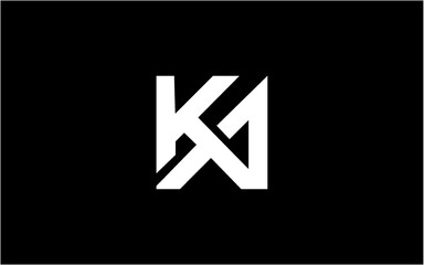 Letter KA AK  Logo Alphabet Design Icon Vector Symbol

