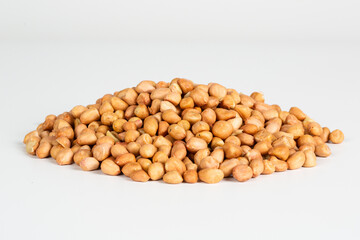 Peanut, Nuts, isolated on white background.