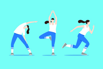 person doing exercise