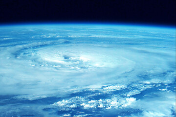 Hurricane, from space. Elements of this image furnished by NASA