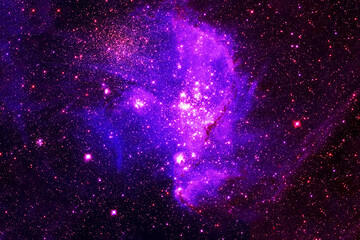 Beautiful space nebula. Elements of this image furnished by NASA