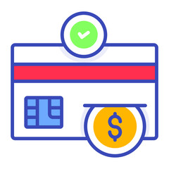 payment card Modern concepts design, vector illustration