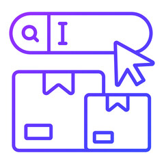 search product Modern concepts design, vector illustration