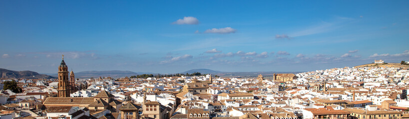 Fototapeta premium Antequera panoramic view in Spain