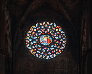 stained glass window