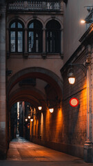 Fototapeta premium view of the old town