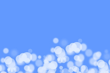 blue bokeh background