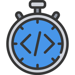 Coding Time Icon