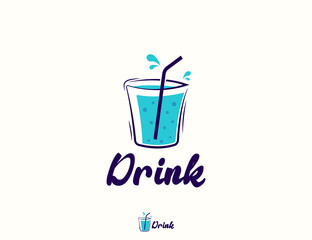 Drink logo design