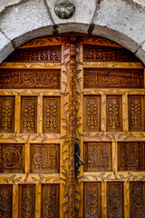 Murad Pasha mosque, Skopje, Macedonia. Door. 29.09.2018