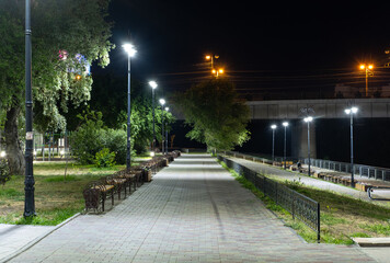 park in night
