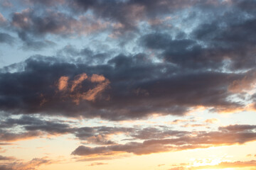 Fototapeta na wymiar Sunrise sky 