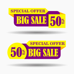 marketing vector discount sticker