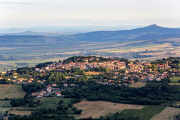 Le Crest village, Auvergne, France. 21.09.2018