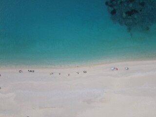 Plaża z drona