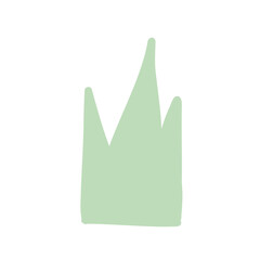 草むら　シンプル　手描きイラスト
