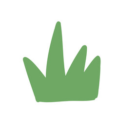 草むら　シンプル　手描きイラスト
