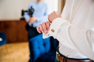 ubranie ślub wesele zegarek perfumy spinki buty