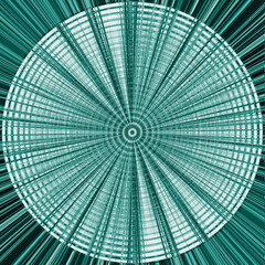 Green monochrome Abstract geometric background for design, web.