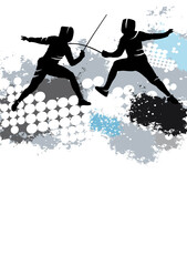 Fototapeta premium Fencing sport - 107