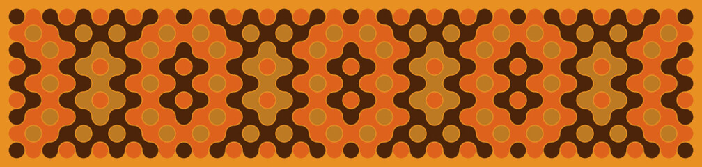 Multicolor truchet tiling connections illustration