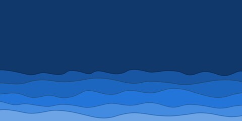Blue ocean waves backdrop
