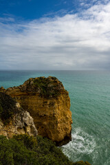 Fototapeta na wymiar Algarve with its fantastically beautiful coasts and beaches