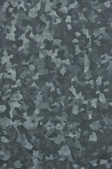 Abstract background and texture of galvanized metal, camouflage.