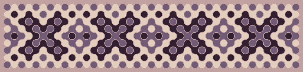 Multicolor truchet tiling connections illustration