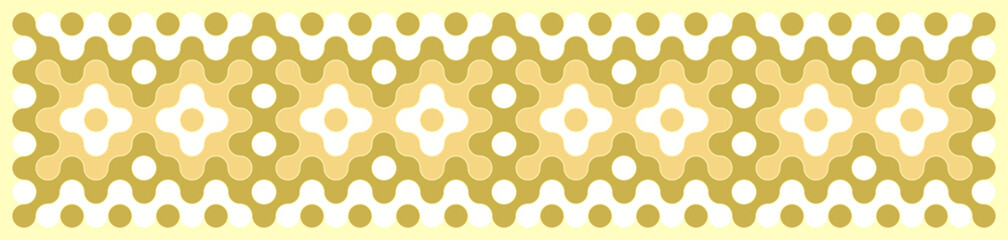 Multicolor truchet tiling connections illustration