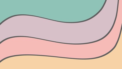 Abstract multicolor backgrounds illustration and textures with colorful abstract art creations, minimalist aesthetic design with abstract organic shapes