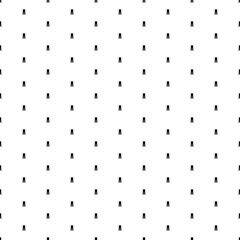 Square seamless background pattern from black pants symbols. The pattern is evenly filled. Vector illustration on white background