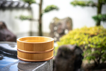 日本の温泉　露天風呂
