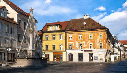 Fototapeta na wymiar Kranj, Slowenien (Oberkrain)