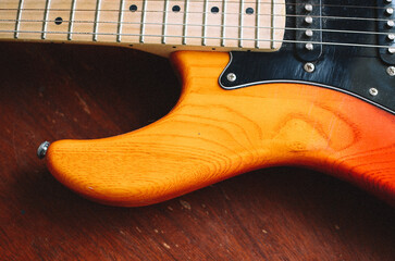 colorful electric guitar