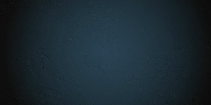 Dark blue texture Black and blue color abstract grunge backdrop gradient background. Blue black abstract distressed grunge texture background.