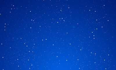 Astrology horizontal star universe background. The night with nebula in the cosmos. Milky way galaxy in the infinity space. Starry night with shiny stars in the gradient sky. Vector illustration.