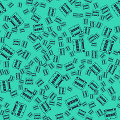 Black Street signboard with inscription Beer icon isolated seamless pattern on green background. Suitable for advertisements bar, cafe, pub, restaurant. Vector