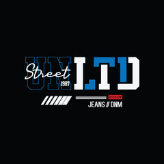 Urban street t shirt and apparel design