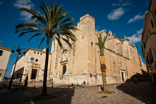 Iglesia del Carmen,siglo XVIII. Ma&oacute;,Menorca.Islas Baleares. Espa&ntilde;a.