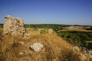 Yacimiento de Biniaiet o Sant Vicenç D Alcaidús, época postalayótica, 550-123  a.C,  Maó....
