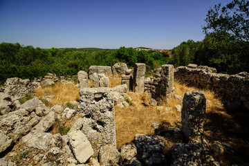 Yacimiento de Biniaiet o Sant Vicenç D Alcaidús, época postalayótica, 550-123  a.C,  Maó. Menorca, Islas Baleares, España