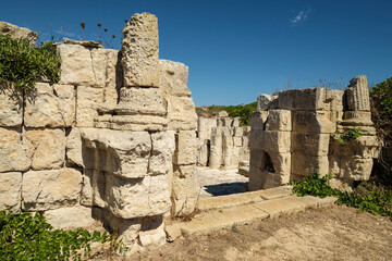 antigua capilla, castillo de San Felipe, siglo XVI ,boca del puerto de Mahón,  municipio de Villacarlos, Menorca, balearic islands, Spain