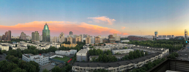 Obraz premium Beijing panorama city view