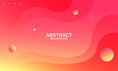 Abstract red and pink background. Fluid shapes composition. Eps10 vector